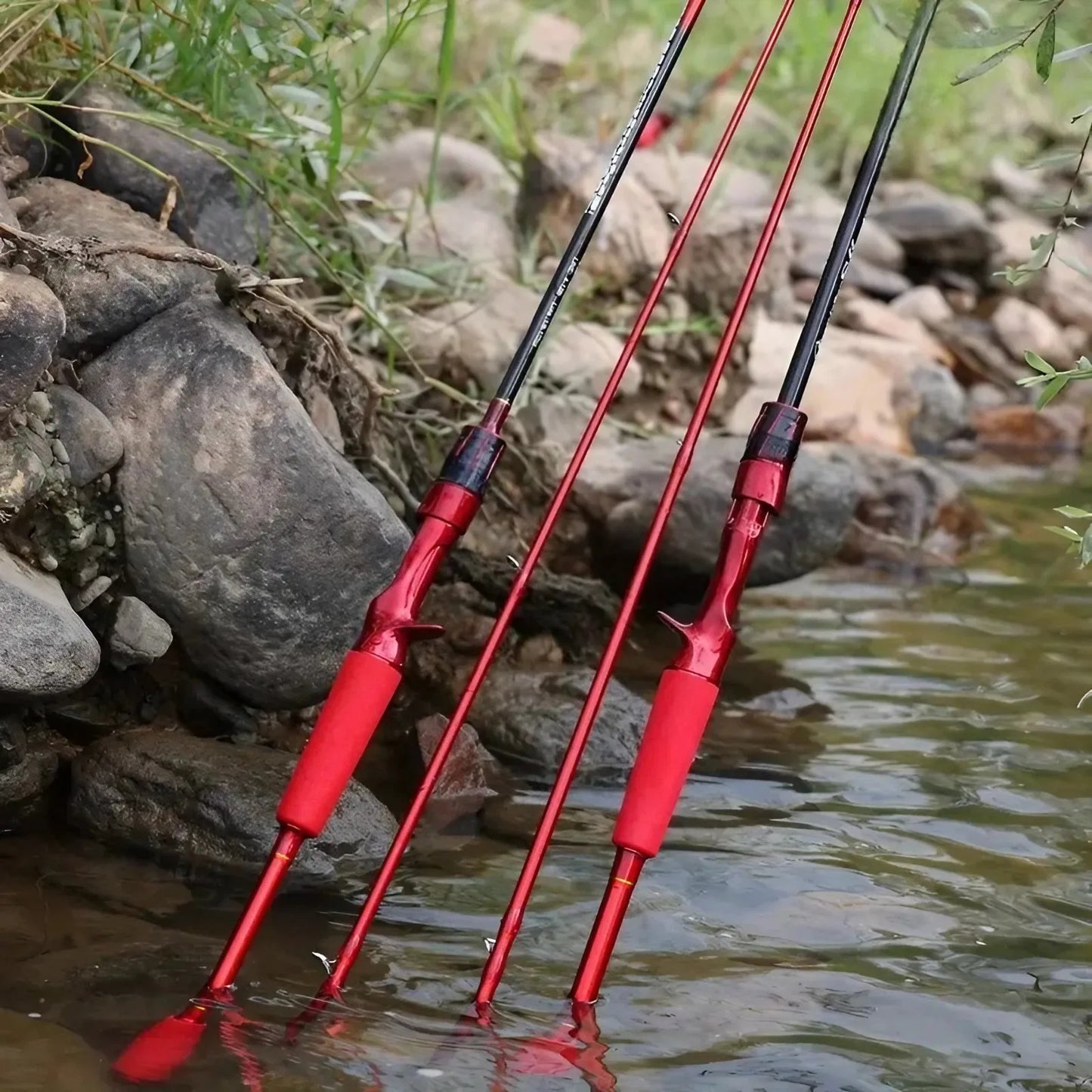 Carbon Fiber Fly Fishing Rod With Ceramic Guides For Freshwater