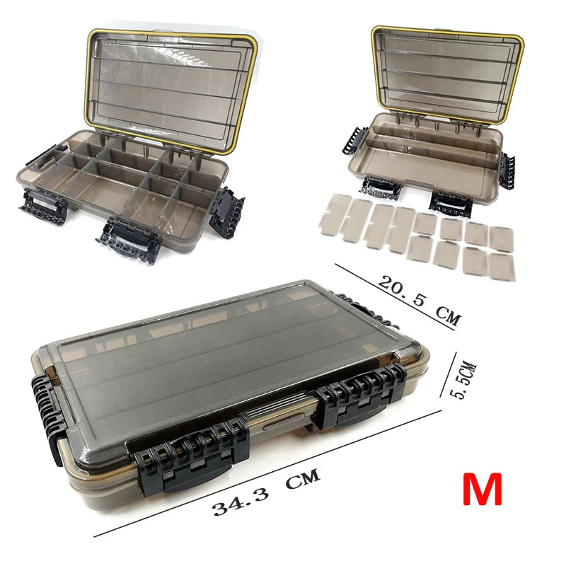 Waterproof Large Capacity Tackle Box For Fishing Gear Storage