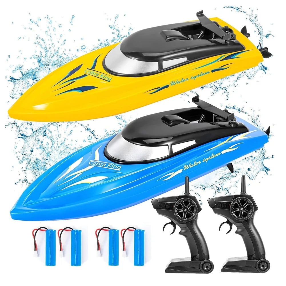 HobbyLane 2 Pack RC Boat Remote Control Speed Boat