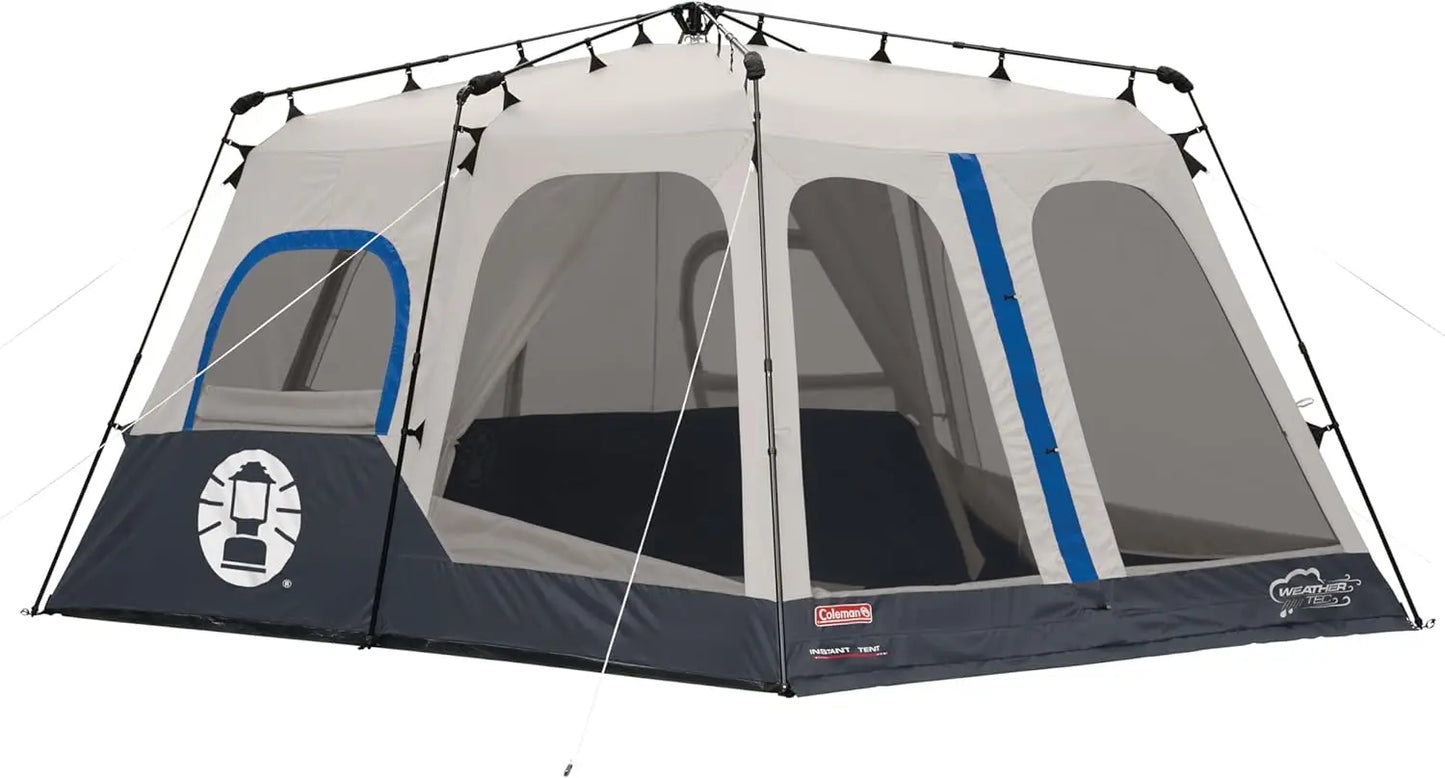 Instant Family Camping Tent With 1 Minute Setup And Poles