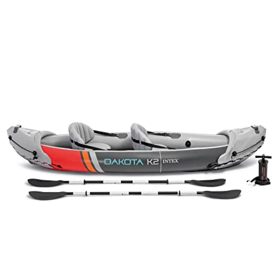 XMSJ Dakota K2 Inflatable Kayak Set With Oars And Pump