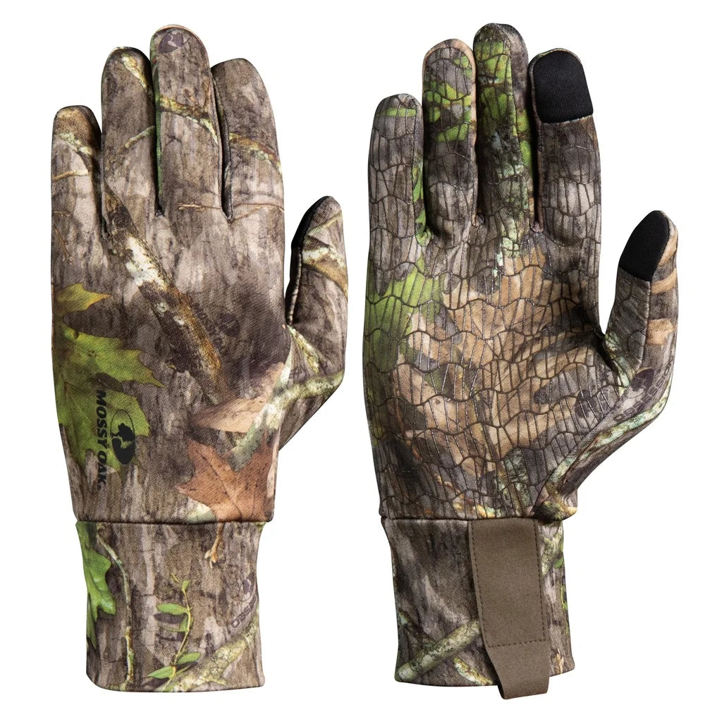 Lightweight Turkey Hunting Touchscreen Gloves With Stretch Fabric Non-Slip Grip