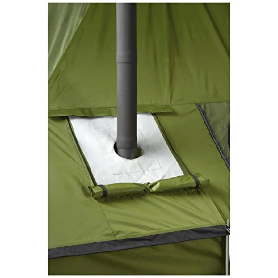 LISM Portable Outdoor Wood Burning Stove With Built In Chimney