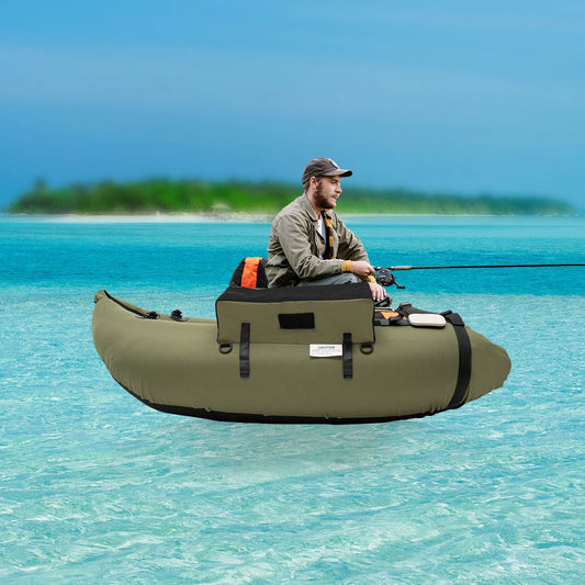 Portable Inflatable Fishing Boat for Ocean Lake and River Adventures