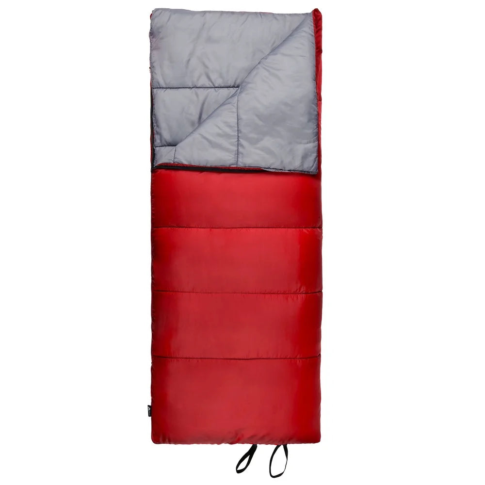Warm Weather Sleeping Bag 50F Lightweight Camping Travel Quilt Insulated