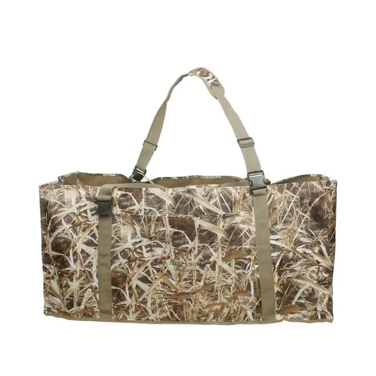 XMSJ 12 Slot Duck Decoys Bag With Waterfowl Hunting Blind Camouflage Printing