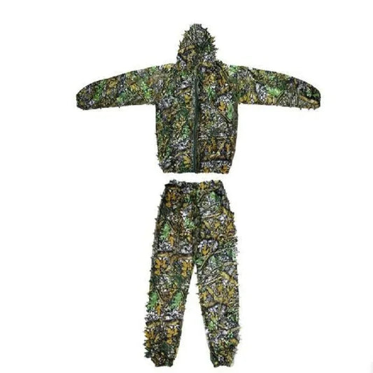 NONECN Ghillie Suit CS Leaves Camouflage for Outdoors Unisex