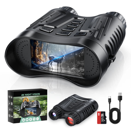 Letcmoi Night Vision 4K UHD Infrared Binocular Telescope 8X Zoom