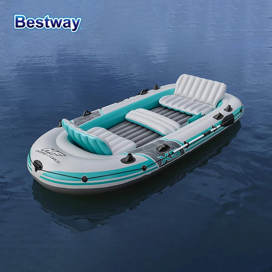 Bestway 65159 Five Person Inflatable Kayak Durable PVC Kit