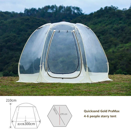 LIADUS Transparent Dome Tent for Four to Eight People Shelter