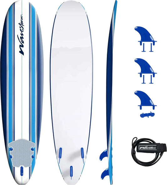 ODEK Wavestorm Soft Top Longboard Surfboard For All Skill Levels