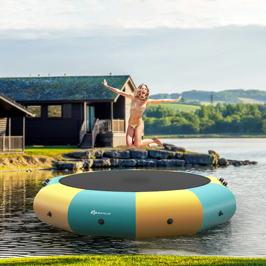 Multigoth Inflatable Water Bouncer Splash Trampoline