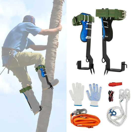 Tree Climbing Tools Safety Belt Kit With Rope And Steel