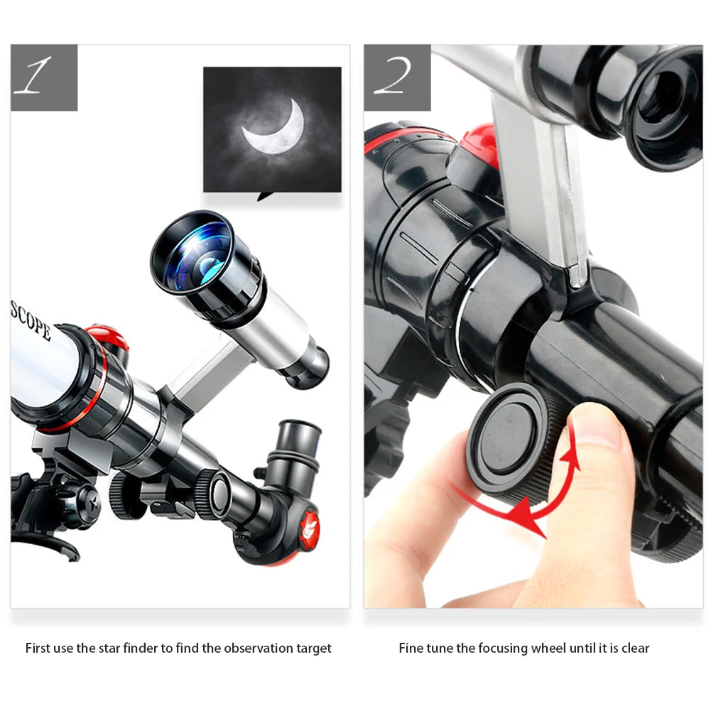 JOCESTYLE 20x Monocular Telescope for Stargazing Teaching Aids